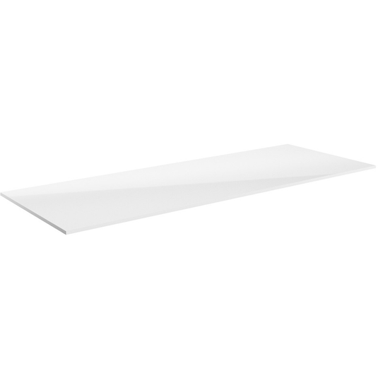 Ruby Sasha 1205mm Laminate Worktop - White Gloss - RUBY101535 - Bathroom Shack