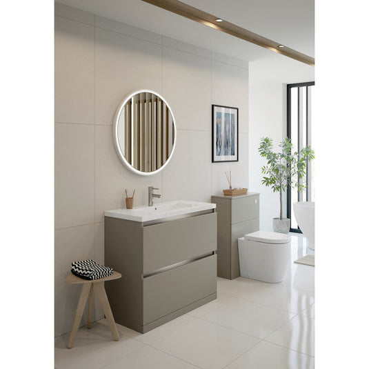 Ruby Sasha 600mm Floor Standing WC Unit - Latte - RUBY101559 - Bathroom Shack