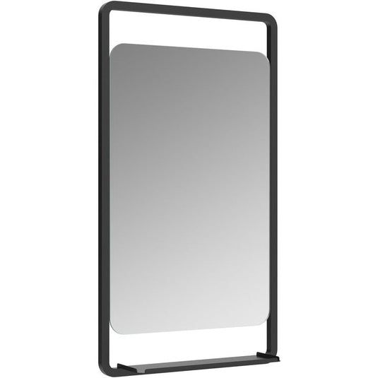 Ruby Shadow 500mm Rectangle Mirror w/Shelf - RUBY106275 - Bathroom Shack