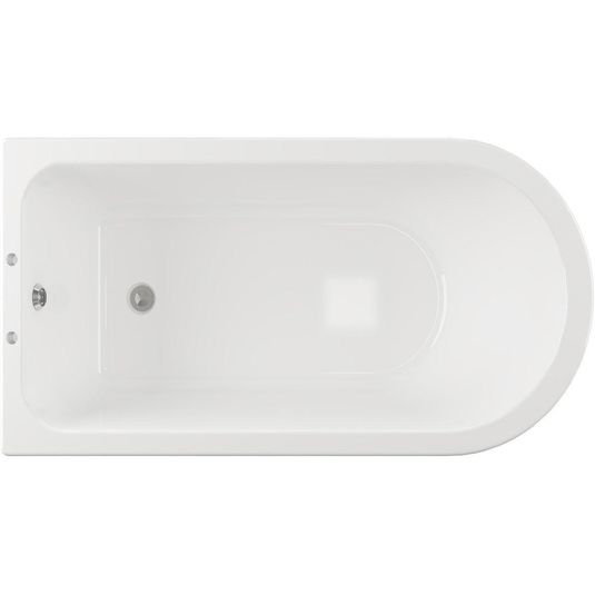 Ruby Tilly Freestanding 1500x750x650mm 2TH Corner Bath w/Feet - RUBY102821 - Bathroom Shack