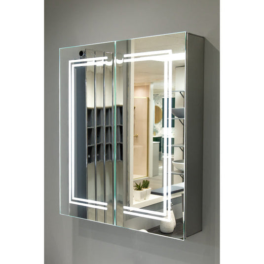 Ruby Toby 600mm 2 Door Front-Lit LED Mirror Cabinet - RUBY106300 - Bathroom Shack