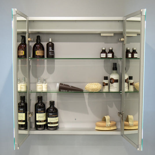 Ruby Toby 600mm 2 Door Front-Lit LED Mirror Cabinet - RUBY106300 - Bathroom Shack