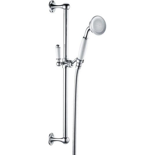Ruby Traditional Slide Rail - Chrome - RUBY105594 - Bathroom Shack