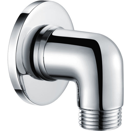 Ruby Traditional Wall Outlet Elbow - Chrome - RUBY105884 - Bathroom Shack