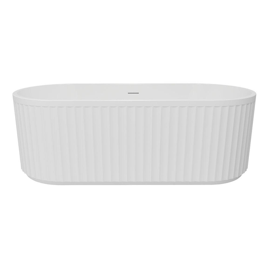 Ruby Walter Fluted Freestanding 1700x750x570mm 0TH Bath - RUBY108532 - Bathroom Shack