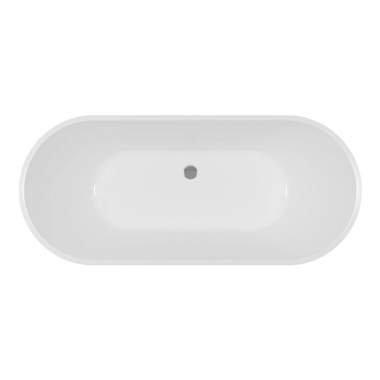 Ruby Walter Fluted Freestanding 1700x750x570mm 0TH Bath - RUBY108532 - Bathroom Shack