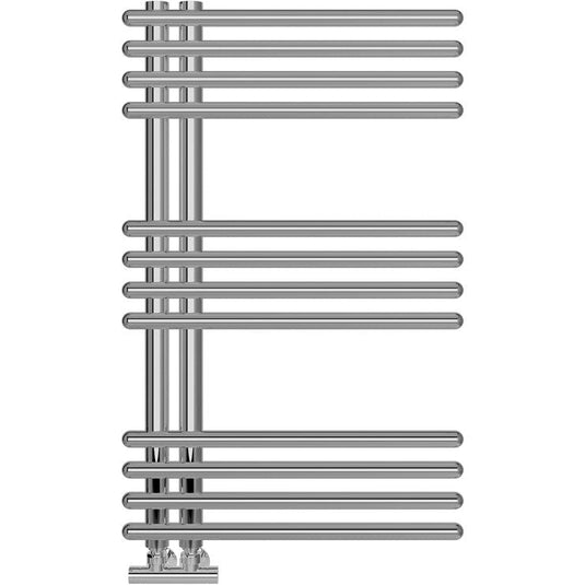 Ruby Willow Round Ladder Radiator (500x800x50mm) - Chrome - RUBY102983 - Bathroom Shack