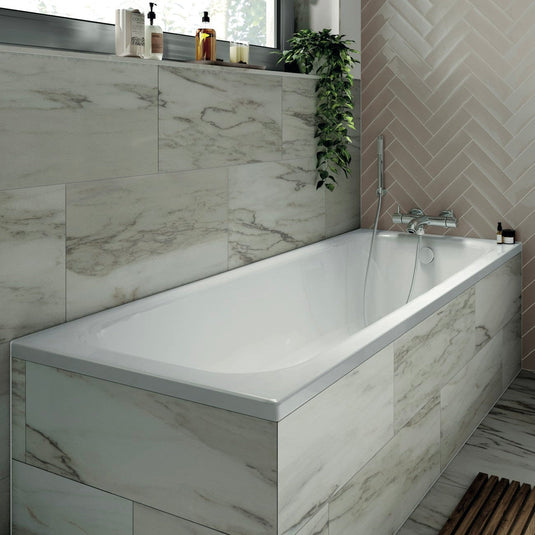 Saneux Sansteel 1600x700mm Bath 0TH - SST167 - Bathroom Shack