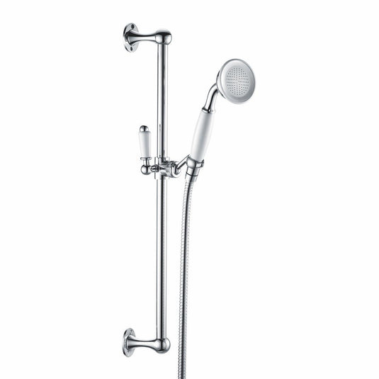 Scudo Traditional Slide Rail Kit - Chrome - RISERKIT003L - Bathroom Shack