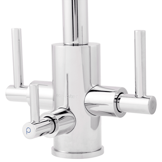 Clearwater Stella Tri Spar C Filtered Water Kitchen Sink Mixer Tap - Chrome - ST2CP - Bathroom Shack