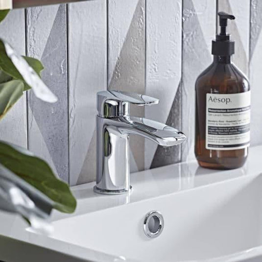 Tavistock Avid Basin Mixer Tap with Click Waste - Chrome - Bathroom Shack