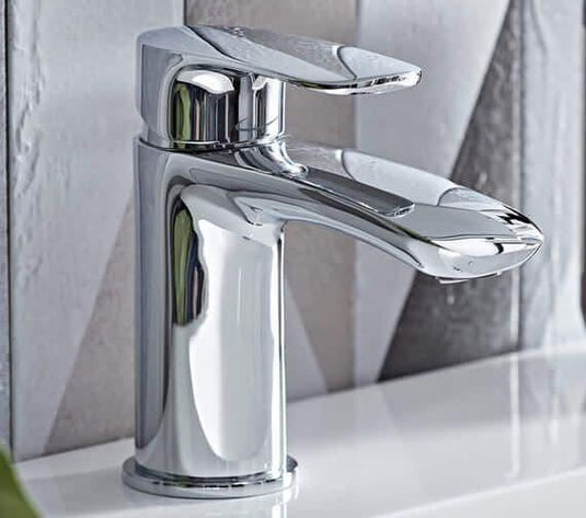 Tavistock Avid Mini Basin Mixer Tap with Click Waste - Chrome - Bathroom Shack