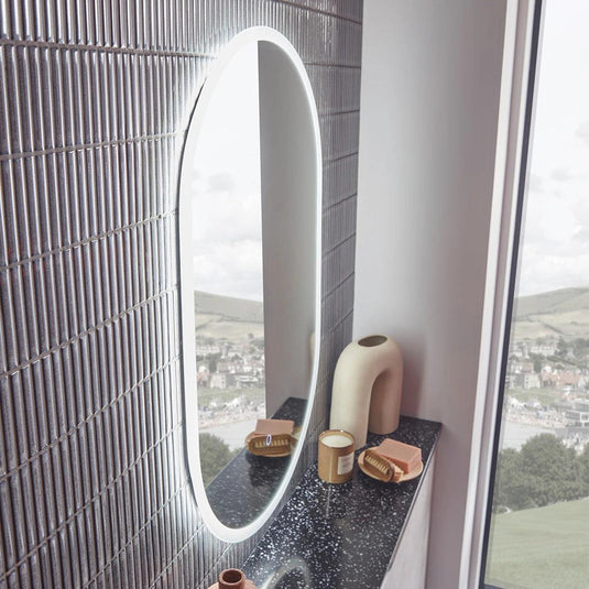 Tavistock Beta 500 x600mm Pill Illuminated Mirror - Bathroom Shack