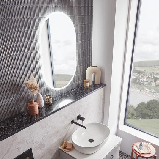 Tavistock Beta 500 x600mm Pill Illuminated Mirror - Bathroom Shack