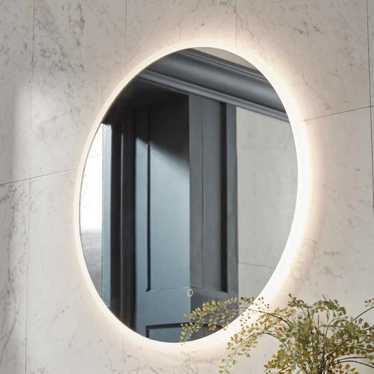 Tavistock Beta Touch Control Round Illuminated Mirror 600mm - Bathroom Shack