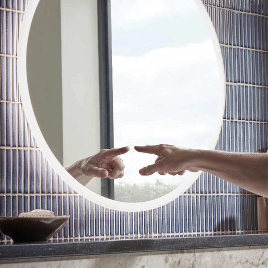 Tavistock Beta Touch Control Round Illuminated Mirror 600mm - Bathroom Shack
