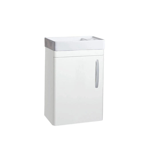 Tavistock Compass 450mm Wall Hung Cloakroom Unit - Gloss White - CM450WW - Bathroom Shack