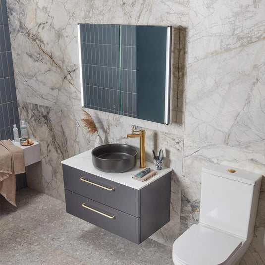 Tavistock Facade 800 x 650mm Double Door Recess Cabinet - Bathroom Shack