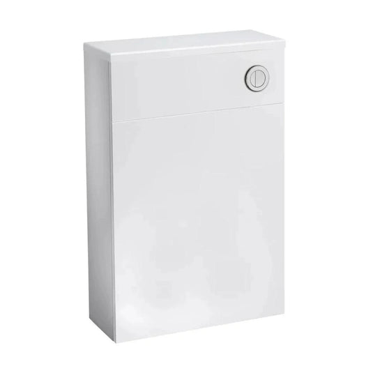 Tavistock Flat Fronted Back To Wall WC Unit Gloss White 570mm - Bathroom Shack