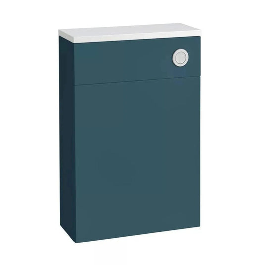 Tavistock Flat Fronted Back To Wall WC Unit Oxford Blue 570mm - Bathroom Shack