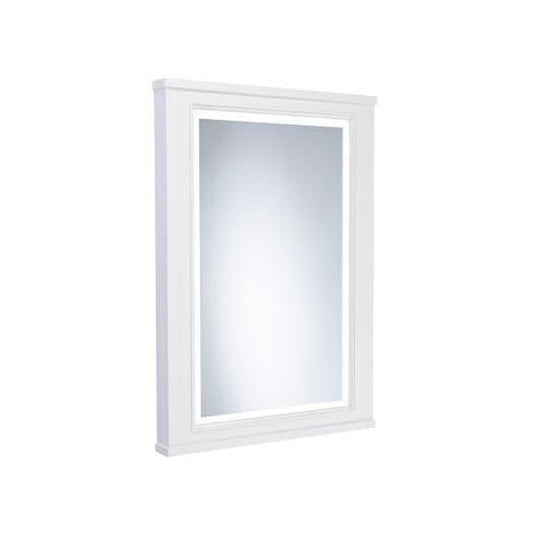 Tavistock Lansdown 600mm Frame For Illuminated Mirror - Linen White - LAN55MF.LW - Bathroom Shack
