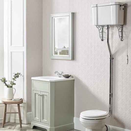 Tavistock Lansdown 600mm Frame For Illuminated Mirror - Pebble Grey - LAN55MF.PG - Bathroom Shack