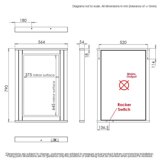 Tavistock Lansdown 600mm Frame For Illuminated Mirror - Sherwood Green - LAN55MF.SDG - Bathroom Shack