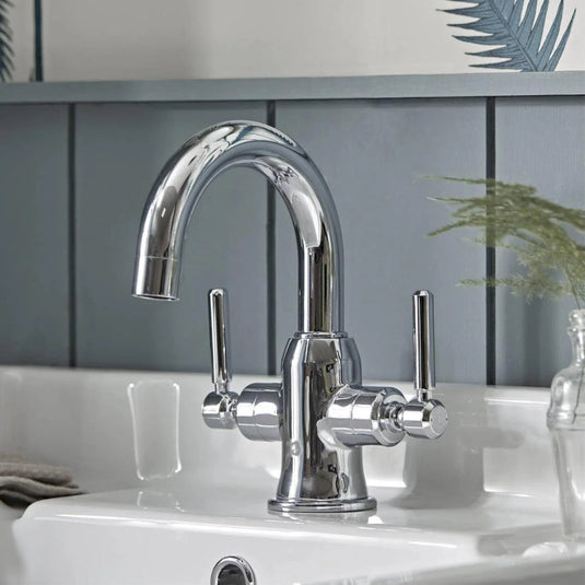 Tavistock Marston Basin Mono Mixer Tap with Click Waste Chrome - Bathroom Shack