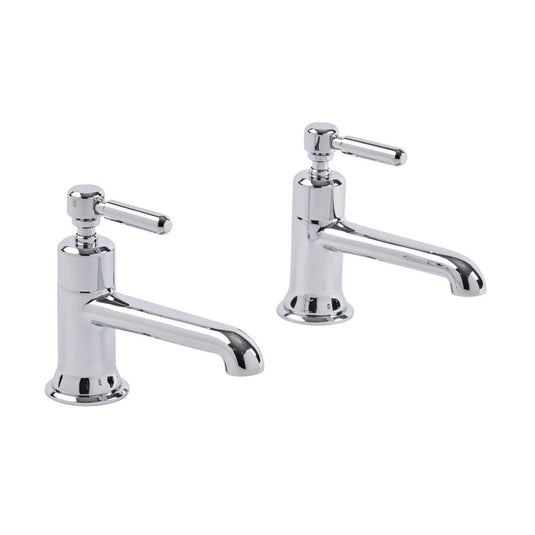 Tavistock Marston Basin Taps Chrome - Bathroom Shack