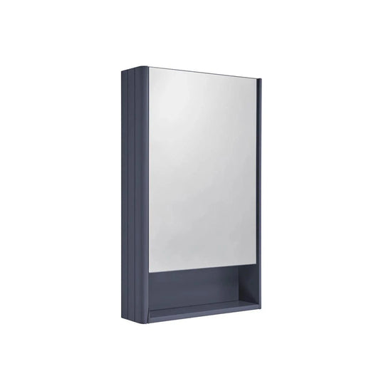 Tavistock Marston Wall Mirror Cabinet Matt Dark Grey 460mm - Bathroom Shack