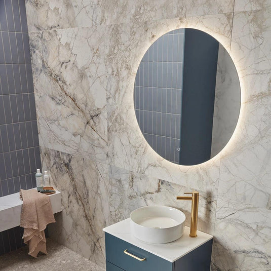 Tavistock Portal Illuminated Round Mirror 800mm - Bathroom Shack