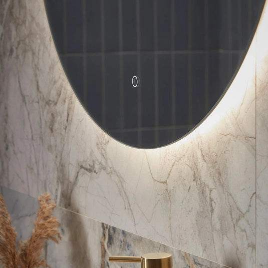 Tavistock Portal Illuminated Round Mirror 800mm - Bathroom Shack
