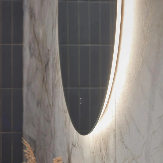 Tavistock Portal Illuminated Round Mirror 800mm - Bathroom Shack