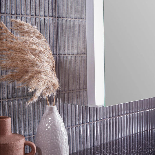 Tavistock Render 500 x 665mm Single Door Bathroom Cabinet - Aluminium - Bathroom Shack