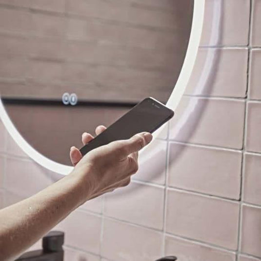 Tavistock Resonate 600 LED Mirror Inc Bluetooth Speakers - Chrome - Bathroom Shack