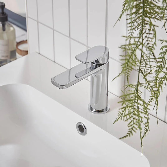 Tavistock Savour Basin Mono Mixer Tap with Click Waste Chrome - Bathroom Shack