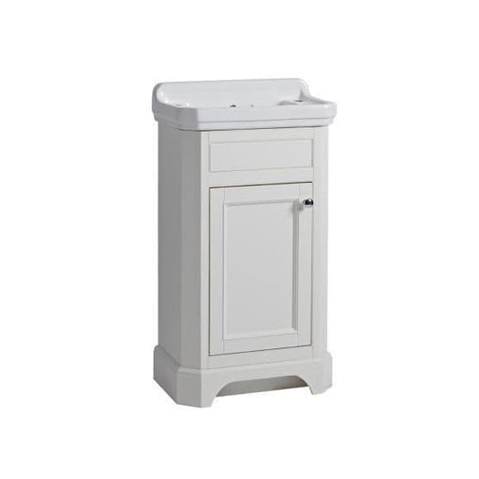 Tavistock Vitoria 500mm Floorstanding Vanity Unit - Linen White - VT50FLW - Bathroom Shack