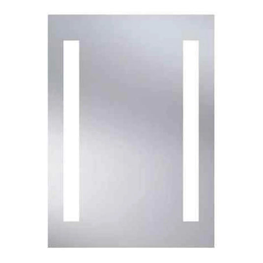 The White Space Par Illuminated LED Bathroom Mirror - 700mm H x 500mm W - Chrome - Bathroom Shack