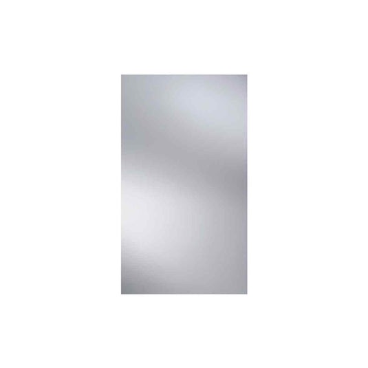 The White Space Rectangle Non-Illuminated Bathroom Mirror - 700mm H x 400mm W - Chrome - Bathroom Shack