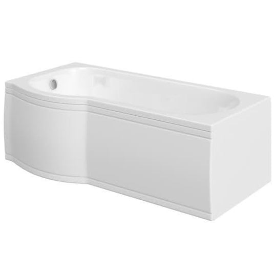 Trojan Concert P Shape 1700mm Shower Bath with Panel & Screen (LH) - Bathroom Shack