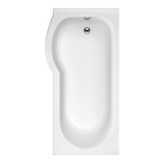 Trojan Concert P Shape 1700mm Shower Bath with Panel & Screen (LH) - Bathroom Shack