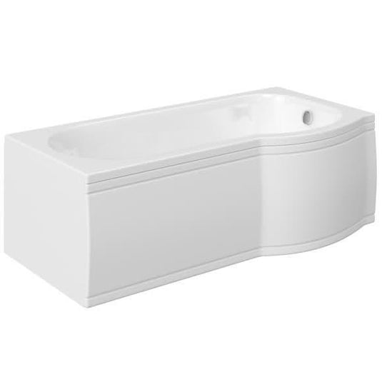 Trojan Concert P Shape 1700mm Shower Bath with Panel & Screen (RH) - Bathroom Shack