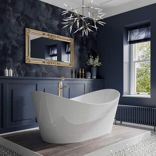 Trojan Emerald 1700mm Freestanding Double Slipper Bath - Bathroom Shack