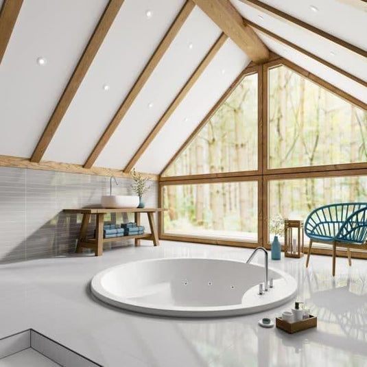Trojan Oasis 1800mm Round Inset Super Deep Bath - Bathroom Shack