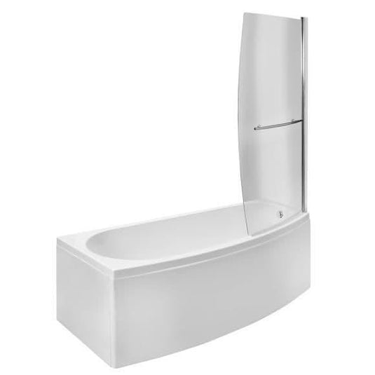 Trojan Space Saver Shower Bath with Panel & Bath Screen (RH) - Bathroom Shack