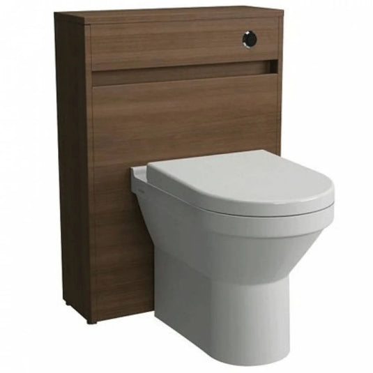 Vitra S50 Floor-Standing Back to Wall WC Unit with Concealed Cistern - 600mm Wide - Oak - Bathroom Shack
