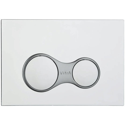 Vitra Sirius Mechanic Flush Plate - Chrome - Bathroom Shack